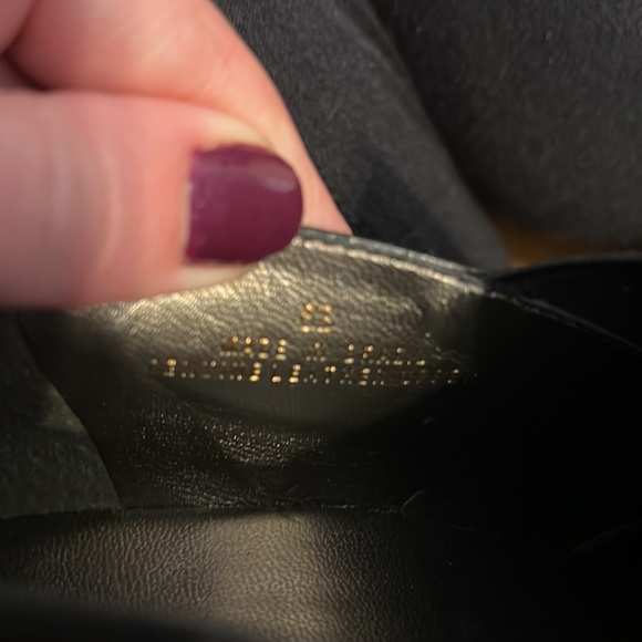 Size 8 black leather booties. - Picture 5 of 6